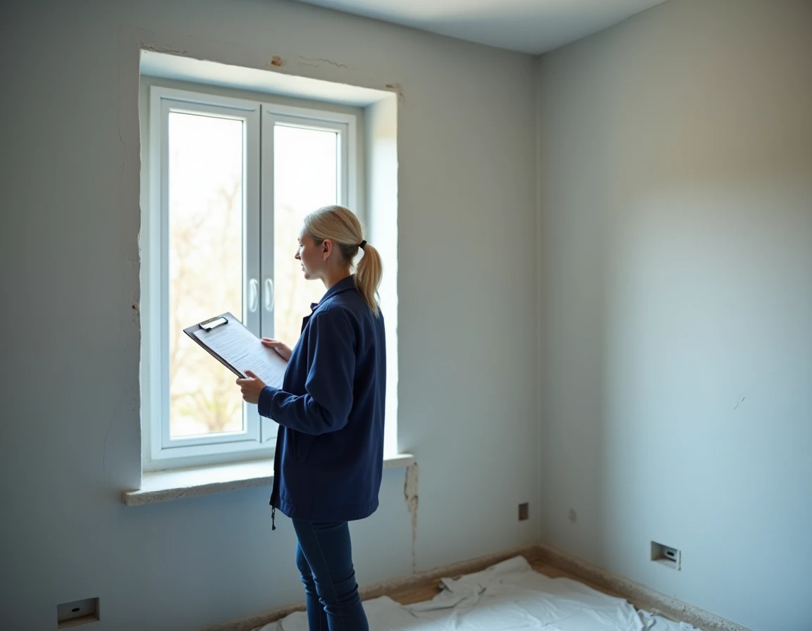 Entreprise de pose de fenêtres à double vitrage dans un appartement locatif en rénovation pour déduction fiscale